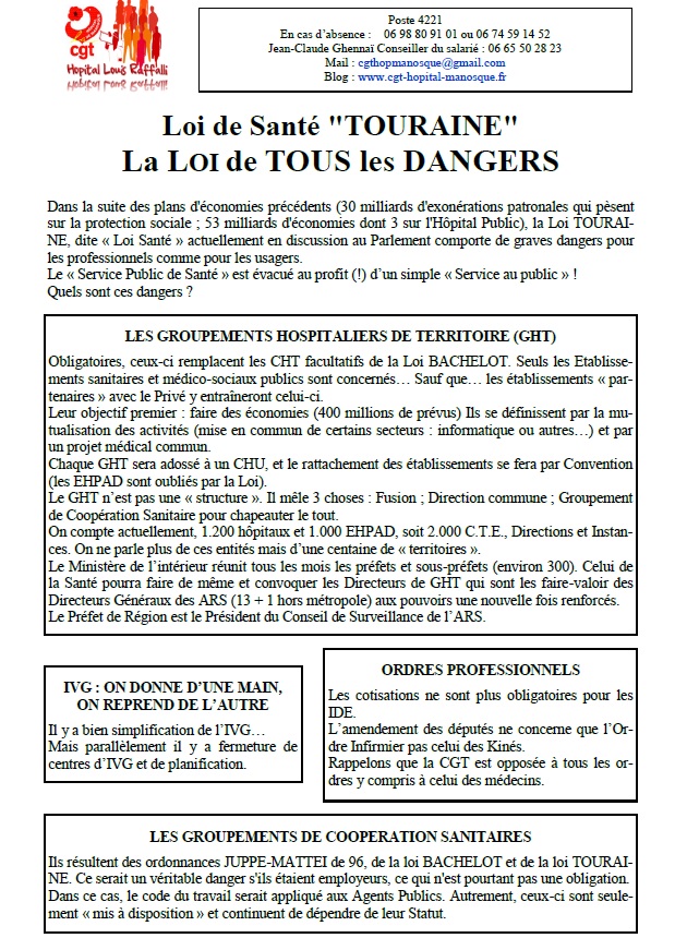 Tract CGT Loi Santé autre (1)