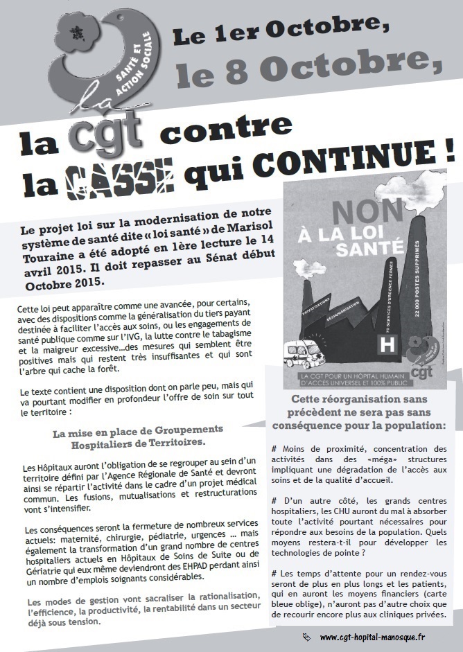 Tract 8 octobre page 1 Manosque