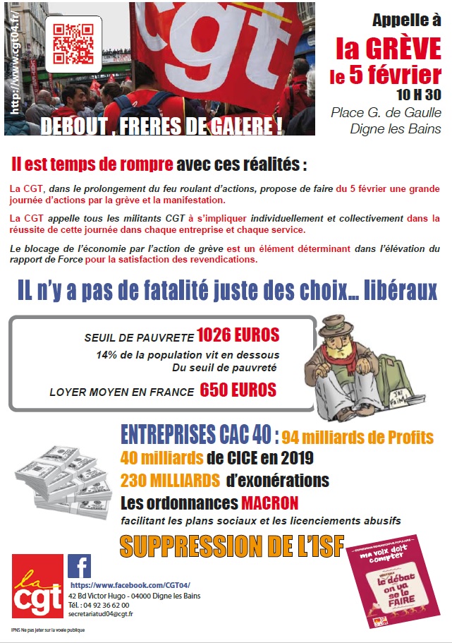 Tract UD CGT 04 - 5 février 2019 (p1)