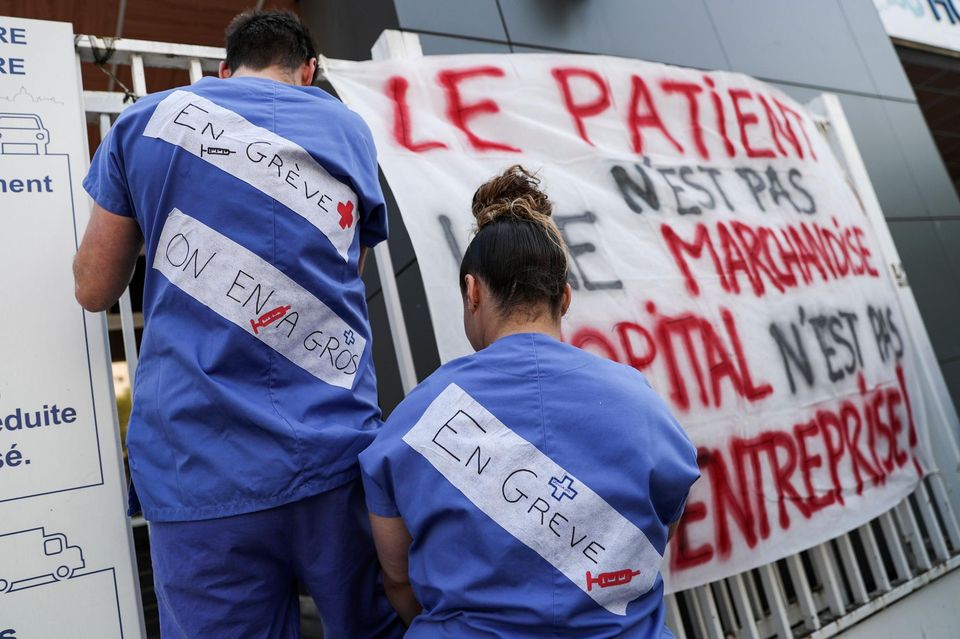 Hôpital Urgences en grève