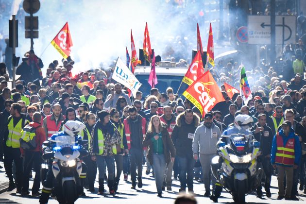 Gilets jaunes syndicats unis grève le 5 décembre 2019