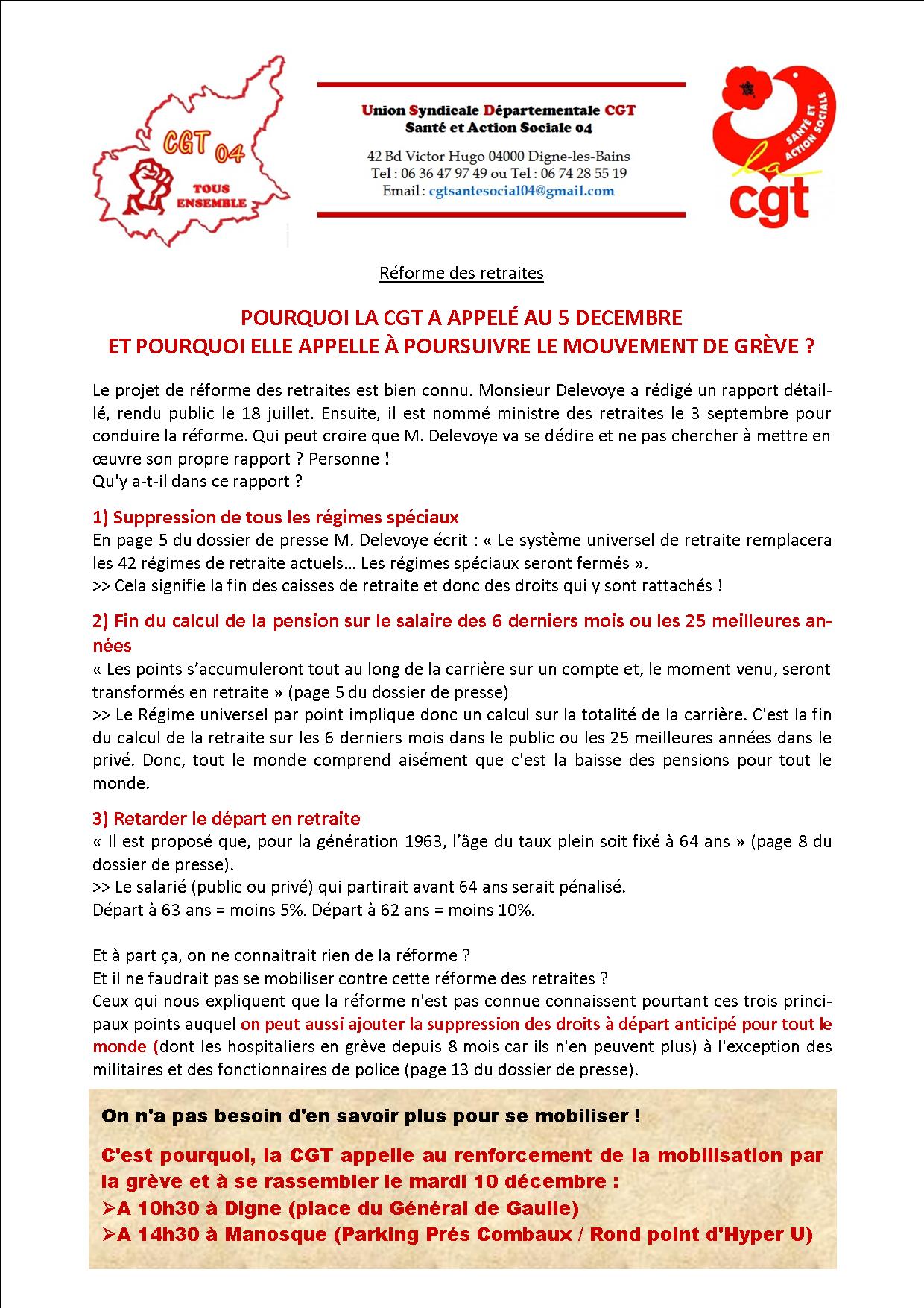 Tract USD CGT Santé Social 04 réforme retraites 10 décembre 2019