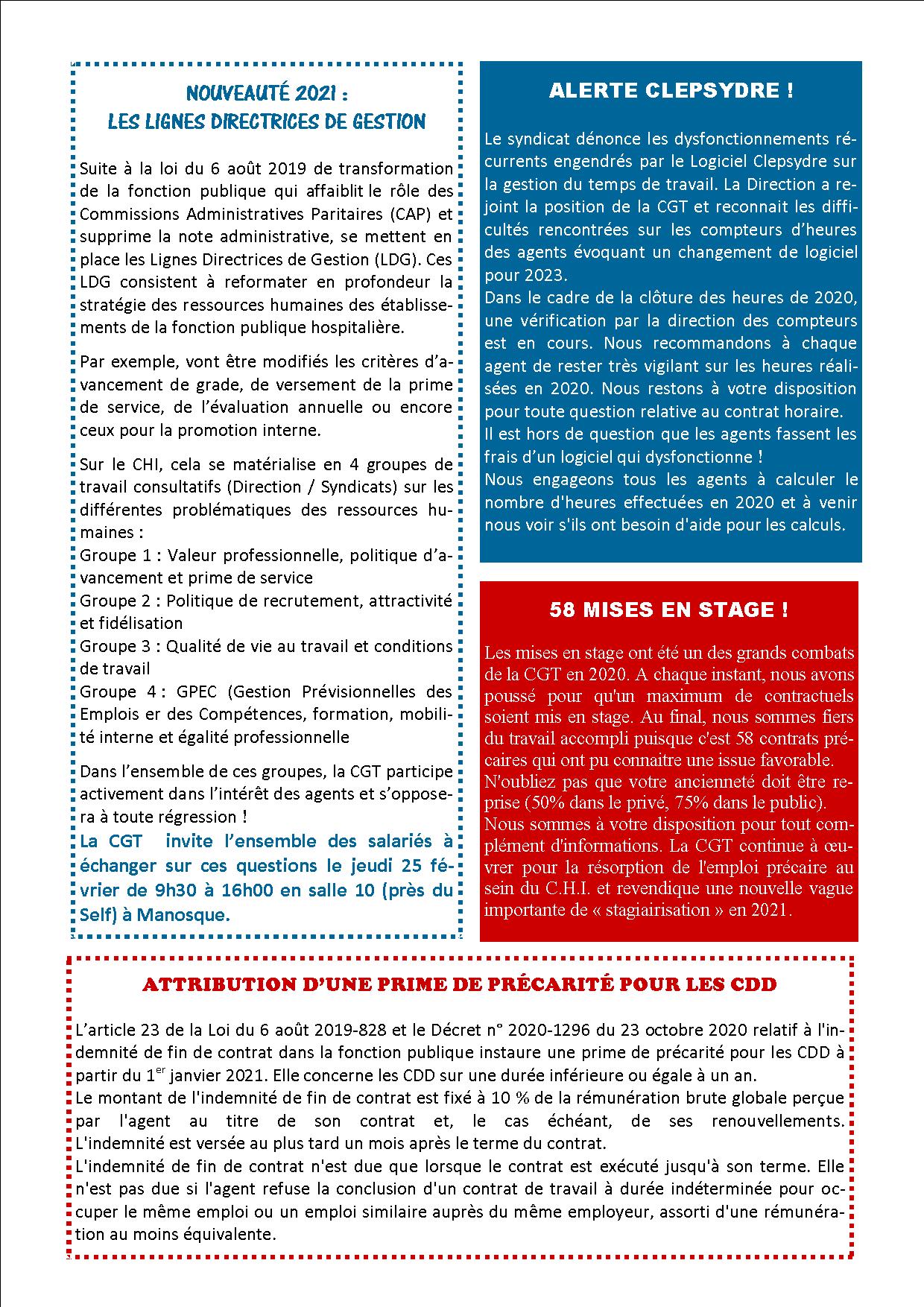1338. 4 pages CGT Hôpital de Manosque Banon Forcalquier janvier 2021 (2)